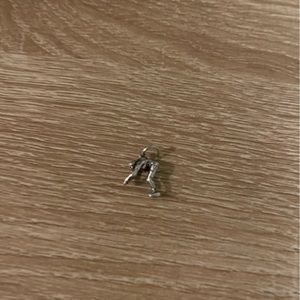 Diver Swimmer Sterling Silver Charm